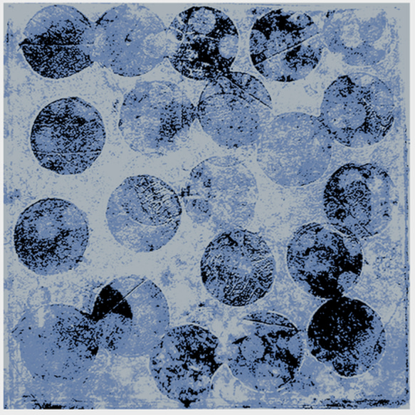 hacolor 『作品　title：polka dots blue』 5枚目の画像