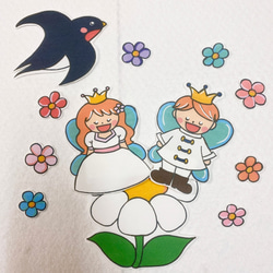 おやゆびひめ　パネルシアター　お話　物語　台本つき 5枚目の画像