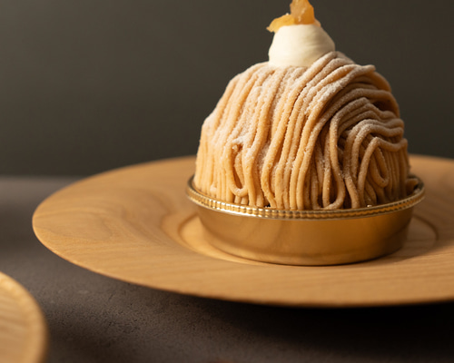 百年木材 栗の木で作ったモンブランのお皿 中皿 百年木材 通販