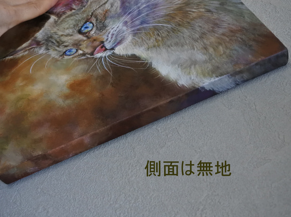 猫の油絵原画 6枚目の画像