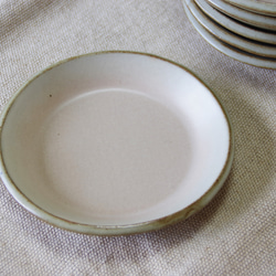丸皿 (白化粧) Φ13.5cm 1枚目の画像