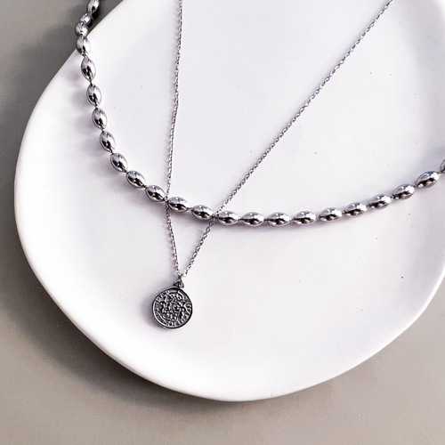 creema限定！ 金属アレルギー対応！ライスボールチェーン&コイン