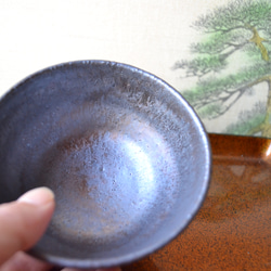 【ギフト特割】炭化金彩　ペア飯碗　お得な2個セット　茶碗　　★萩焼　　　　 7枚目の画像