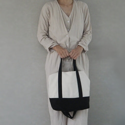 My Everyday Bag (Tote &amp; Shoulder Bag with Partition)☆ Canvas 第3張的照片