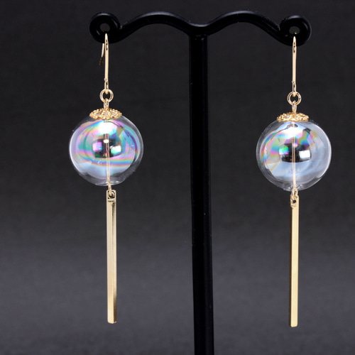 風鈴~しゃぼんだま~(809) ピアス/イヤリング/ノンホールピアス/樹脂 