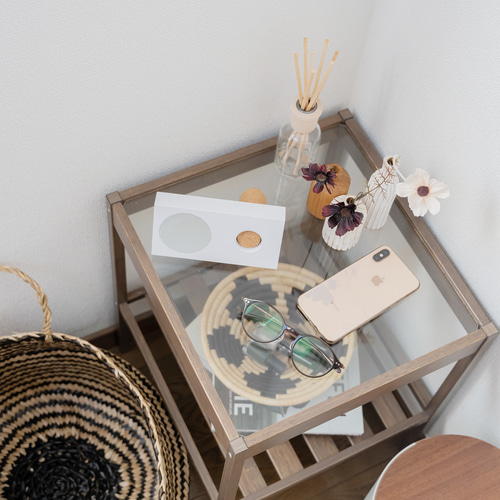 割れない花瓶】ドライフラワー風秋桜・チョコレートコスモス＆【割れ