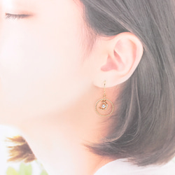 Moon＆Star(817) ピアス/イヤリング/ノンホールピアス/樹脂ピアス 2枚目の画像