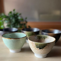 石目型茶碗　和モダン 2枚目の画像