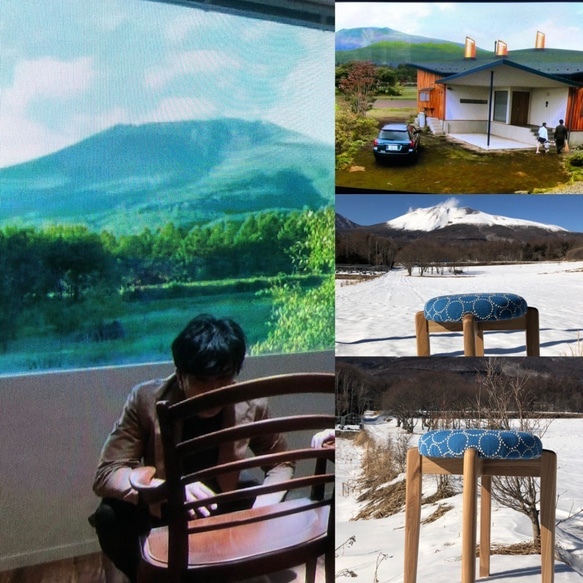 新作ミナペルホネン スツール タンバリン 北欧 minaperhonen　グレー　 10枚目の画像