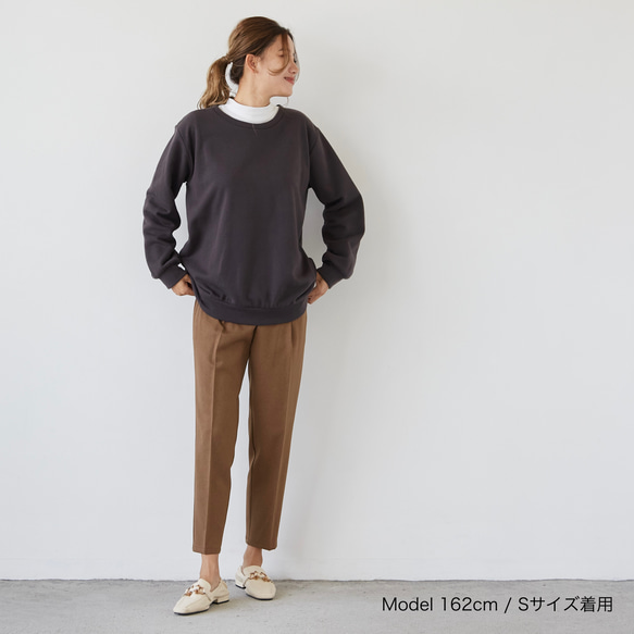 【New 神シルエット】ウールライクでしわになりにくいパンツ　S､Mサイズ　キャメル　全5色 2サイズ展開 12枚目の画像