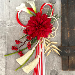 しめ縄リース＊2020＊モスグリーン しめ縄リース＊2020＊モスグリーン