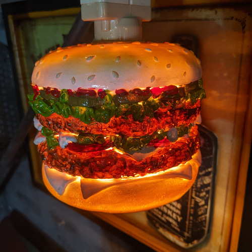 ハンバーガー 直着け シーリングライト/ アメリカンダイナー