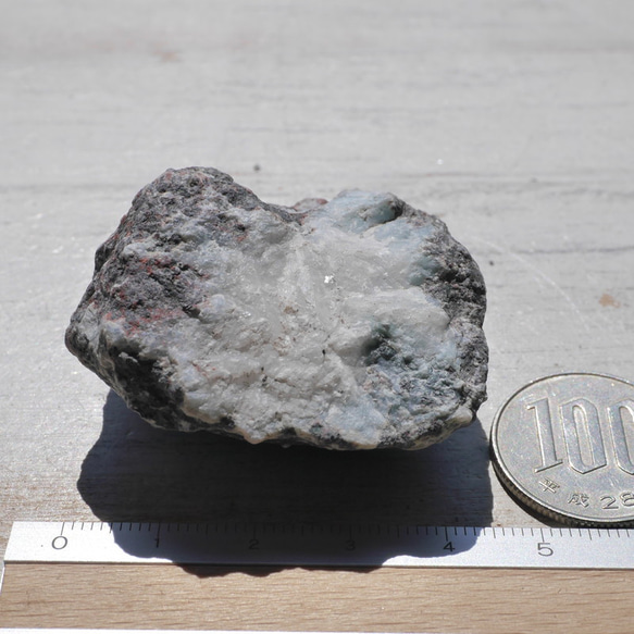 15%OFFSale天然石ラリマー約45mm(ドミニカ共和国産)母岩付き原石ラフ[lar-220916-02] 11枚目の画像
