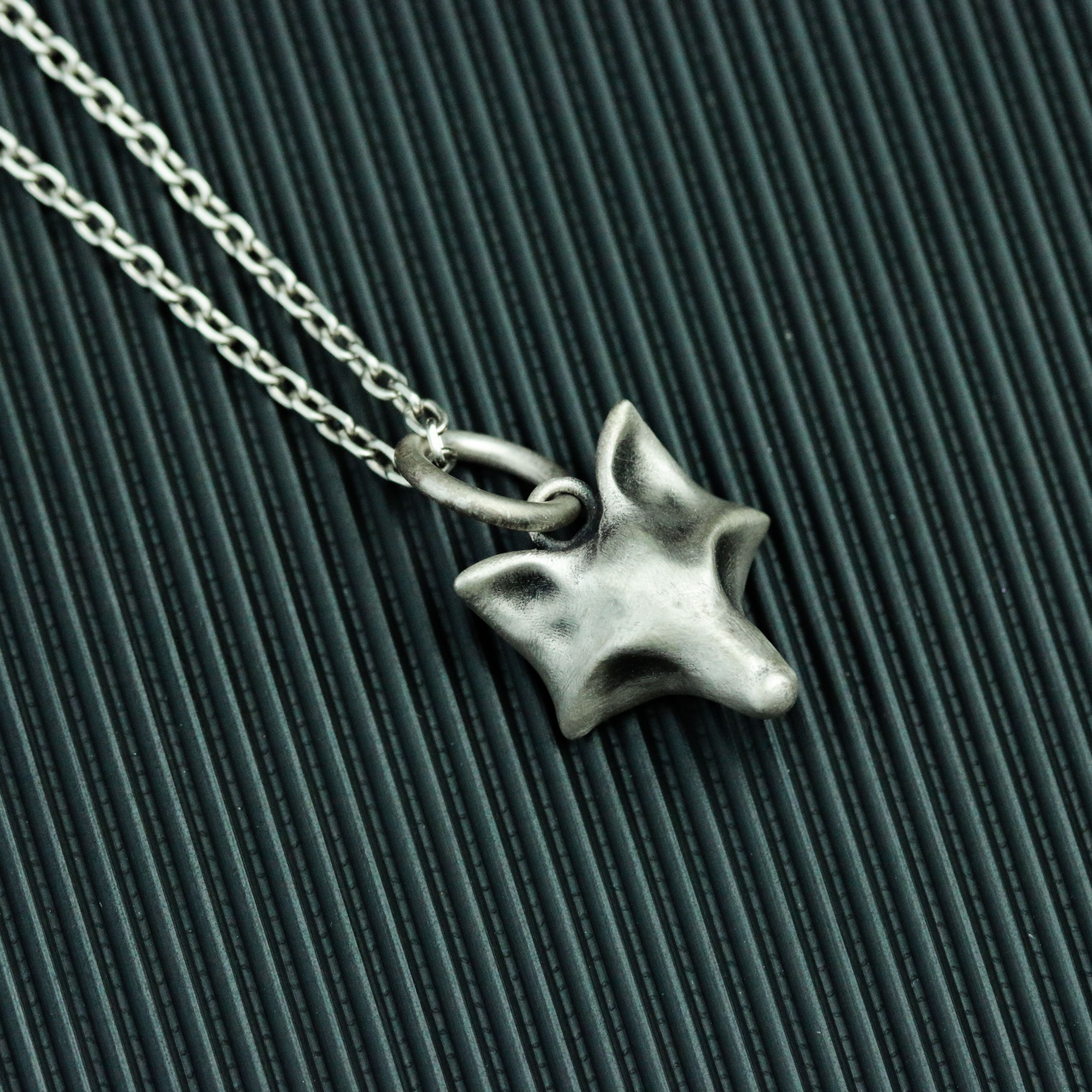 フォックス 925 シルバー ペンダント、狐動物のペンダント、ワイルドライフネックレス - 手作り