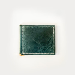 ピサ海岸の「蒼」マネークリップ -marina azure money clip wallet- 1枚目の画像