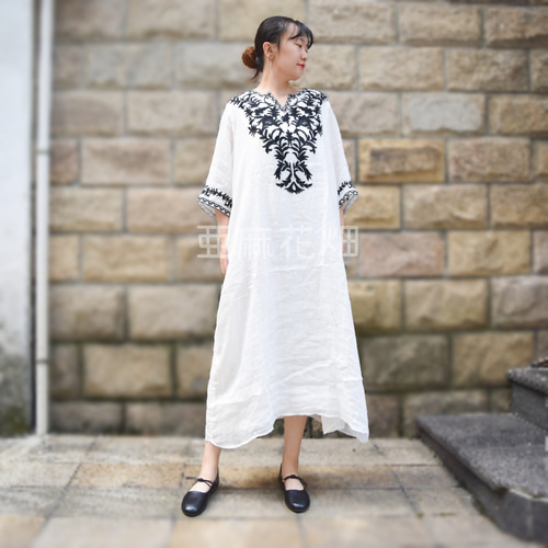 刺繍 ワンピース カジュアル オケージョン ワンピース 通販 大人 安い