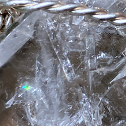 ファーデン水晶の原石と純銀のペンダントトップ 12枚目の画像
