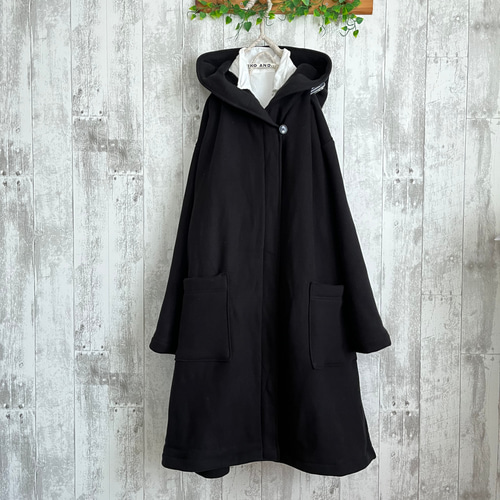 ポンチョ・ケープコート 黒 jam 見づらく fabric ポンチョ・ケープコート 黒 jam 見づらく fabric
