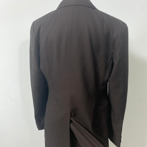 スーツ ジャケット、ズボン、ベスト三点セット ブラウン 結婚式 新郎服