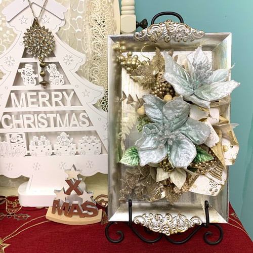 クリスマスのディスプレイ☆ハンドメイド