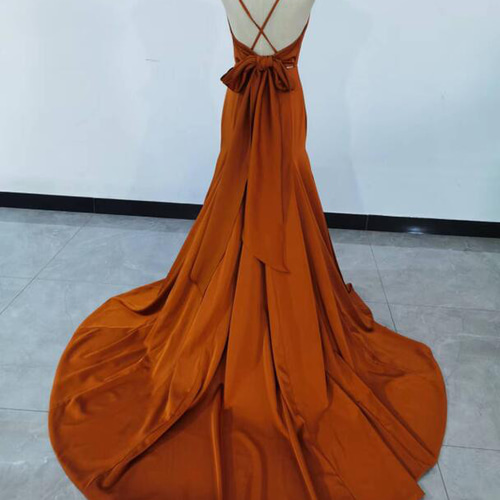 アーバンブランシュ カラードレス オレンジ ソフトマーメイド