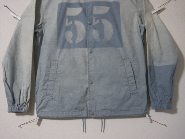 １点　コーチジャケット　SPゼッケン【55】薄手コットン　スナップボタン／ドローコード／ワークジャケット／秋／羽織
