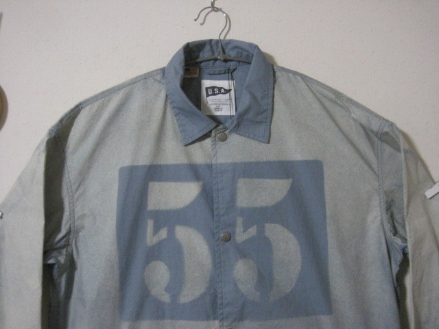 １点　コーチジャケット　SPゼッケン【55】薄手コットン　スナップボタン／ドローコード／ワークジャケット／秋／羽織