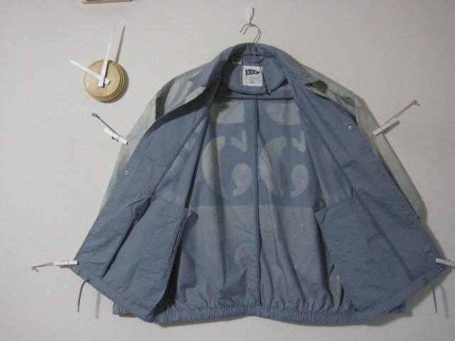 １点　コーチジャケット　SPゼッケン【55】薄手コットン　スナップボタン／ドローコード／ワークジャケット／秋／羽織