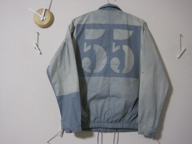 １点　コーチジャケット　SPゼッケン【55】薄手コットン　スナップボタン／ドローコード／ワークジャケット／秋／羽織
