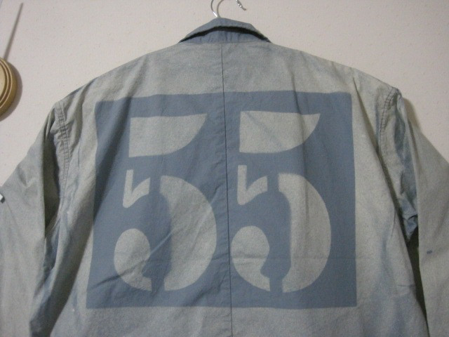 １点　コーチジャケット　SPゼッケン【55】薄手コットン　スナップボタン／ドローコード／ワークジャケット／秋／羽織