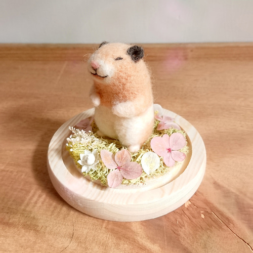 羊毛フェルト　人形　ねずみ　ハンドメイド c4cf8e3d7c5e1070430aaf1382f927