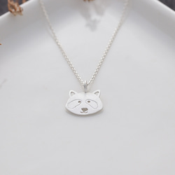 ☆匿名配送☆ハンドメイド純銀製クマモチーフネックレスシルバー925チェーン付 熊（クマ） ネックレス・ペンダント の人気通販｜Creema