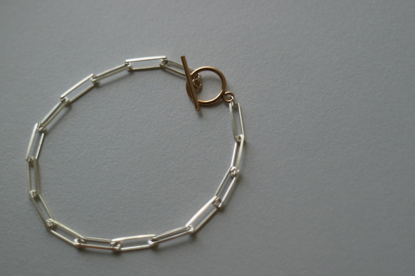 【14kgf×silver925】combination bracelet. 3枚目の画像