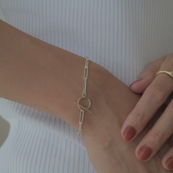 【14kgf×silver925】combination bracelet. 9枚目の画像