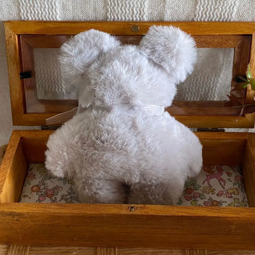 ハンドメイドぬいぐるみ 薄紫のクマちゃん ☆アードドル