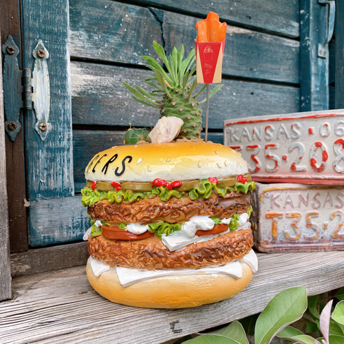 アメリカンダイナー ハンバーガー オーナメント ハンバーガー屋 オープン看板 アメリカンダイナー ハンバーガー オーナメント ハンバーガー屋