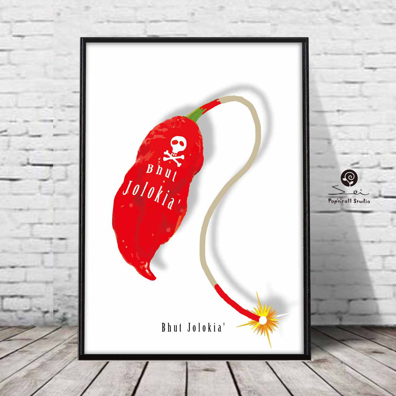 ハードスパイス　野菜　送料無料　ポスター   アート　アートポスター　（アート　seiで検索）　壁掛けインテリア　693