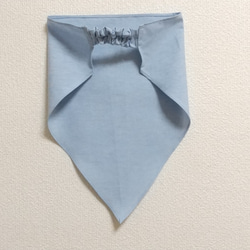 綿ポリ 無地  子供用三角巾　ゴム紐付 18枚目の画像