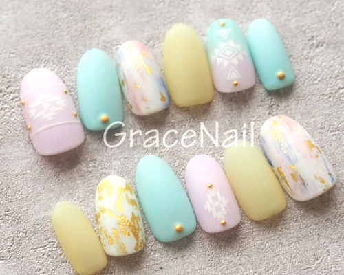 SALE！現品販売！ネイルチップ No.741 ネイルチップ（つけ爪