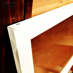 インテリア窓枠モチーフパネル(長大) ホワイトcol. 4枚目の画像