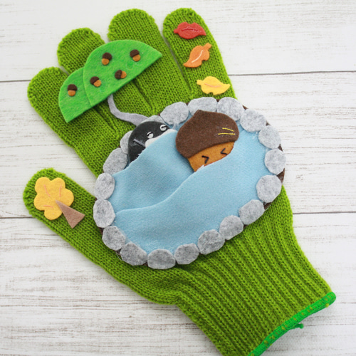 手袋シアター 「どんぐりころころ」 雑貨・その他 chay839 通販