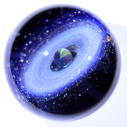 41mm 宇宙ガラスマーブル - オブジェ no.M064 立体・オブジェ