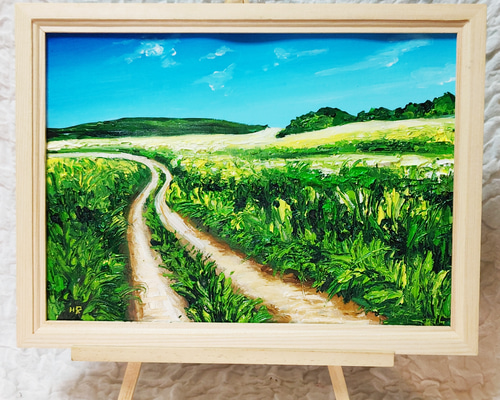 絵画『絵本は夢の中』油絵 絵画『絵本は夢の中』油絵