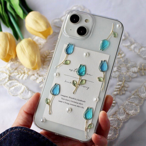 two color チューリップのスマホケース 全機種対応 iPhoneケース two color チューリップのスマホケース 全機種対応 iPhoneケース