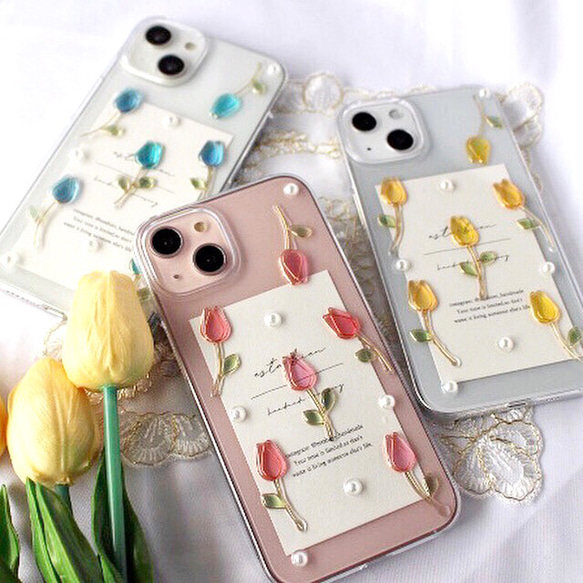 two color チューリップのスマホケース 全機種対応 iPhoneケース two color チューリップのスマホケース 全機種対応 iPhoneケース