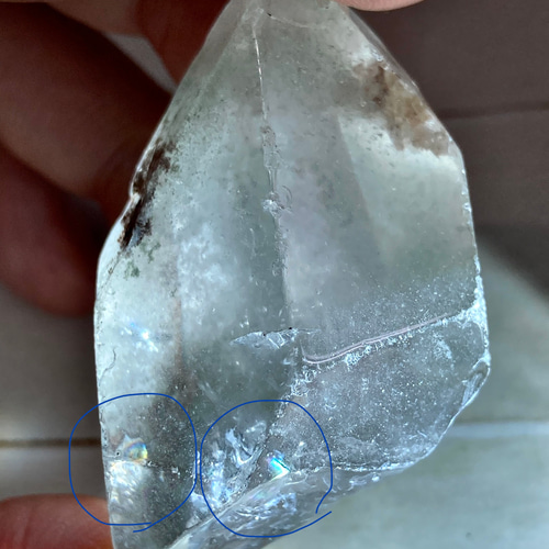 龍脈水晶✨】虹ファントムガーデンクォーツグリーンクォーツモス原石