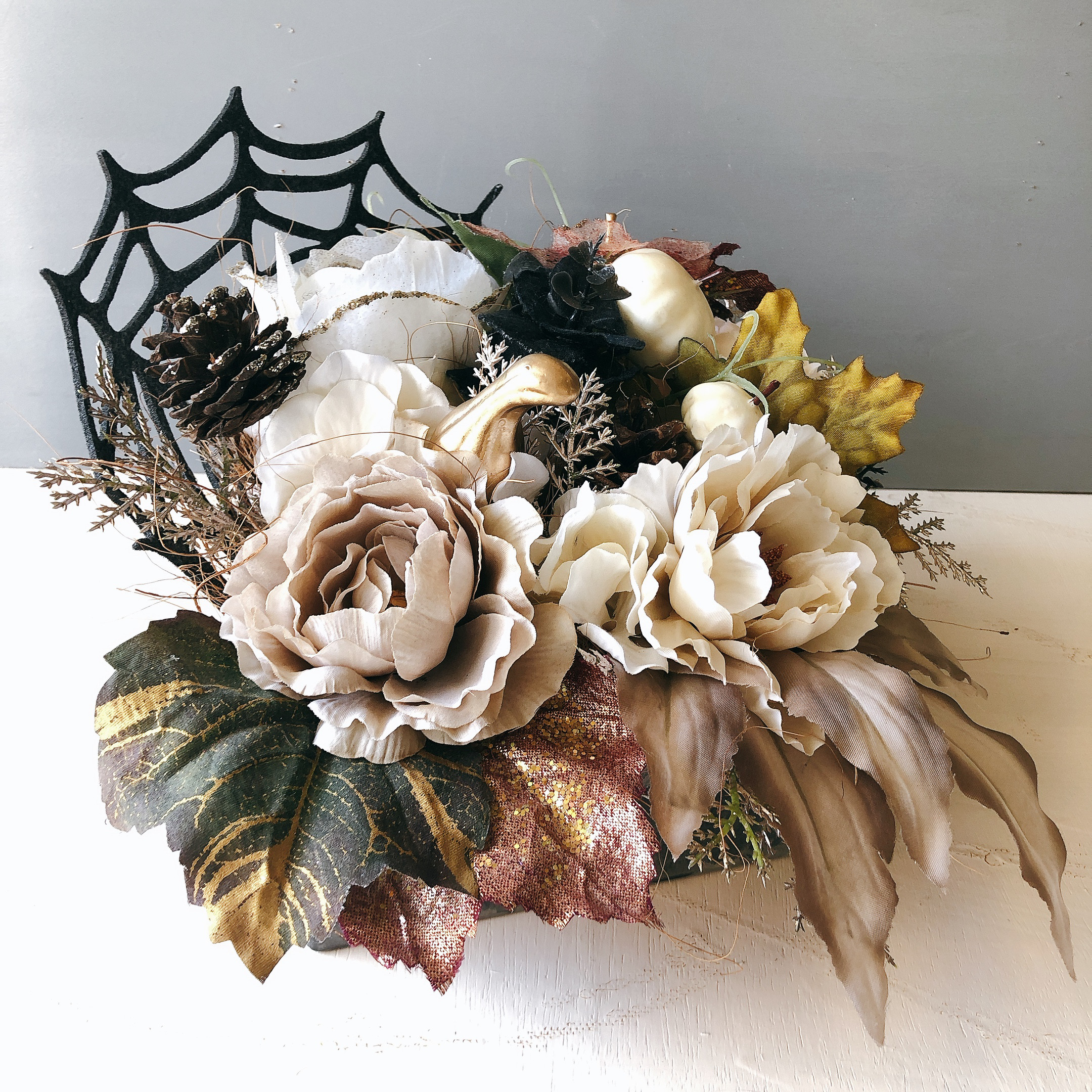 Creema限定/アンティーク調/大人シックモダン/ハロウィンボックス/光触媒加工/1点物