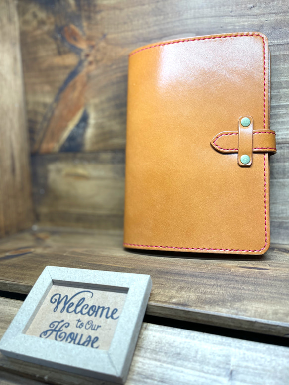 iPad mini 6世代　栃木レザー ヌメ革 レザーケース 本革 タブレットケース フルオプション仕様 キャメル mini iPad タブレットケース