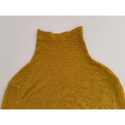 【7色】ハイネックセーター　柔らかくて薄い　ニットセーター　シンプルセーター　ウール混紡 キャメル＃L090KM 12枚目の画像