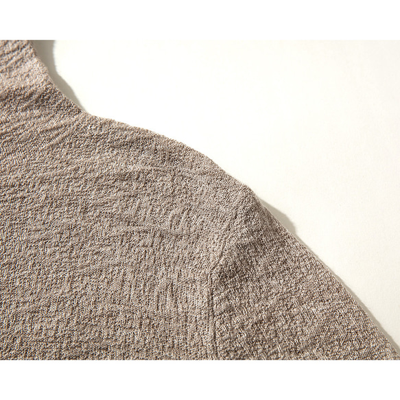 【7色】ハイネックセーター　柔らかくて薄い　ニットセーター　シンプルセーター　ウール混紡 キャメル＃L090KM 5枚目の画像